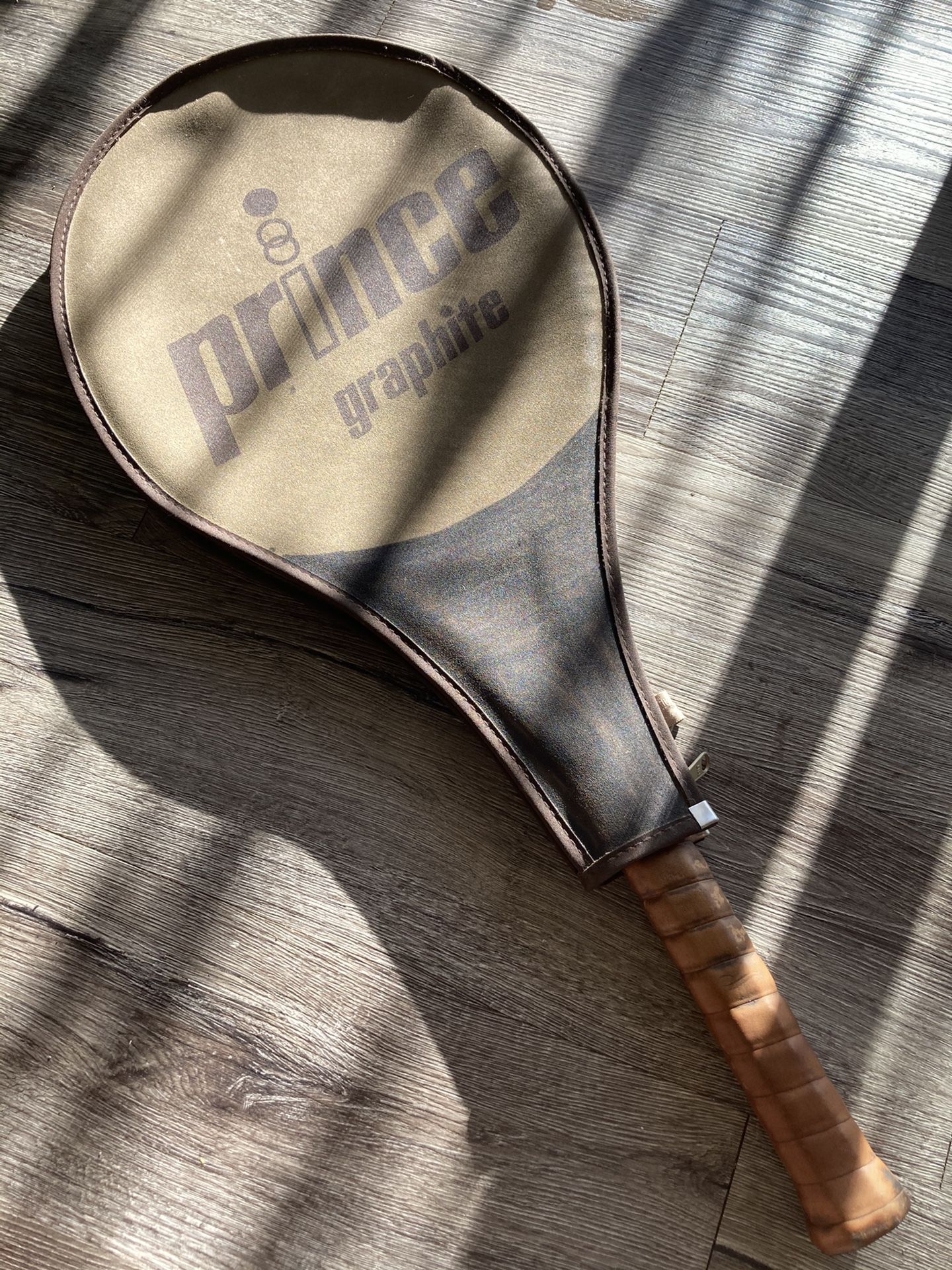 Prince graphite comp series 110 tennis racket with original zipper cover!
