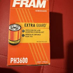 FRAM EXTRA GUARD PH3600 $3 each obo (4 pieces available) 