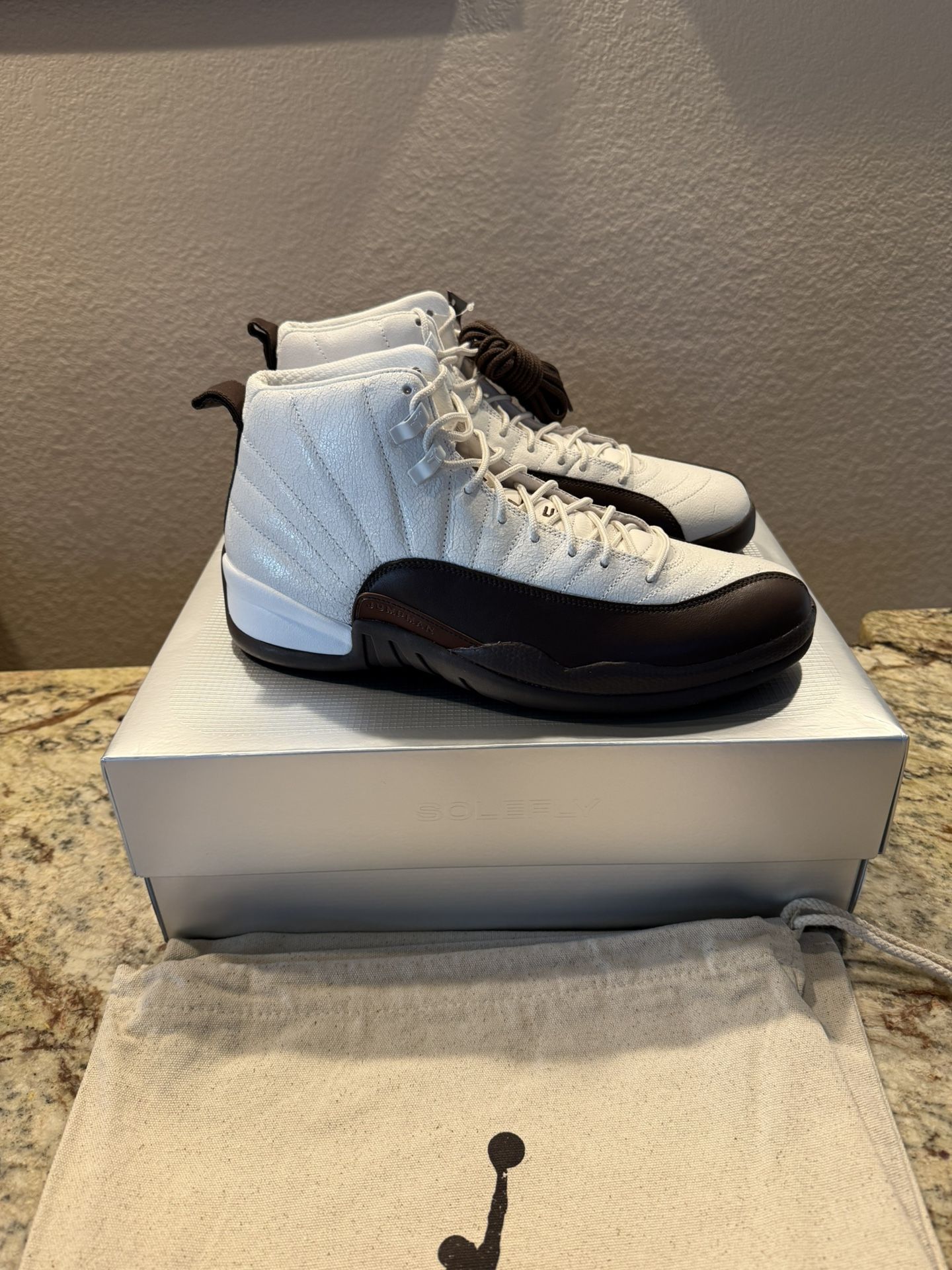 Solefly x Air Jordan 12 Retro SP Cafecito FX2056-100 Men’s Size 11.5 Brand New