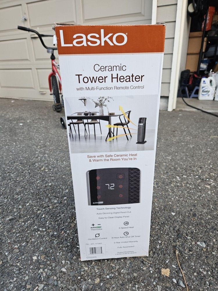 Lasko Ceramic Tower Heater 
