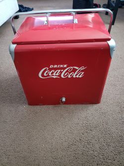 Coke Ice Chest Very Clean No Rust 