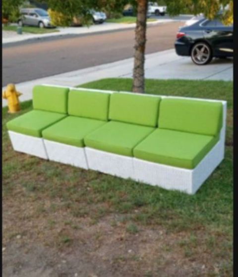 Sunbrella Fabric Patio Furniture Set Outdoor Patio Furniture 🚚🛺🆕