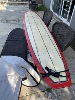 Dewey Weber Performer 9’6” Surfboard + Bag + Leash + Fin