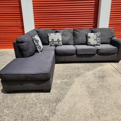 Grey Sectional Couch (delivery available)