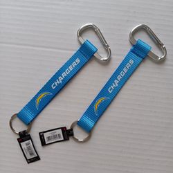 (2) Los Angeles Chargers Keychains