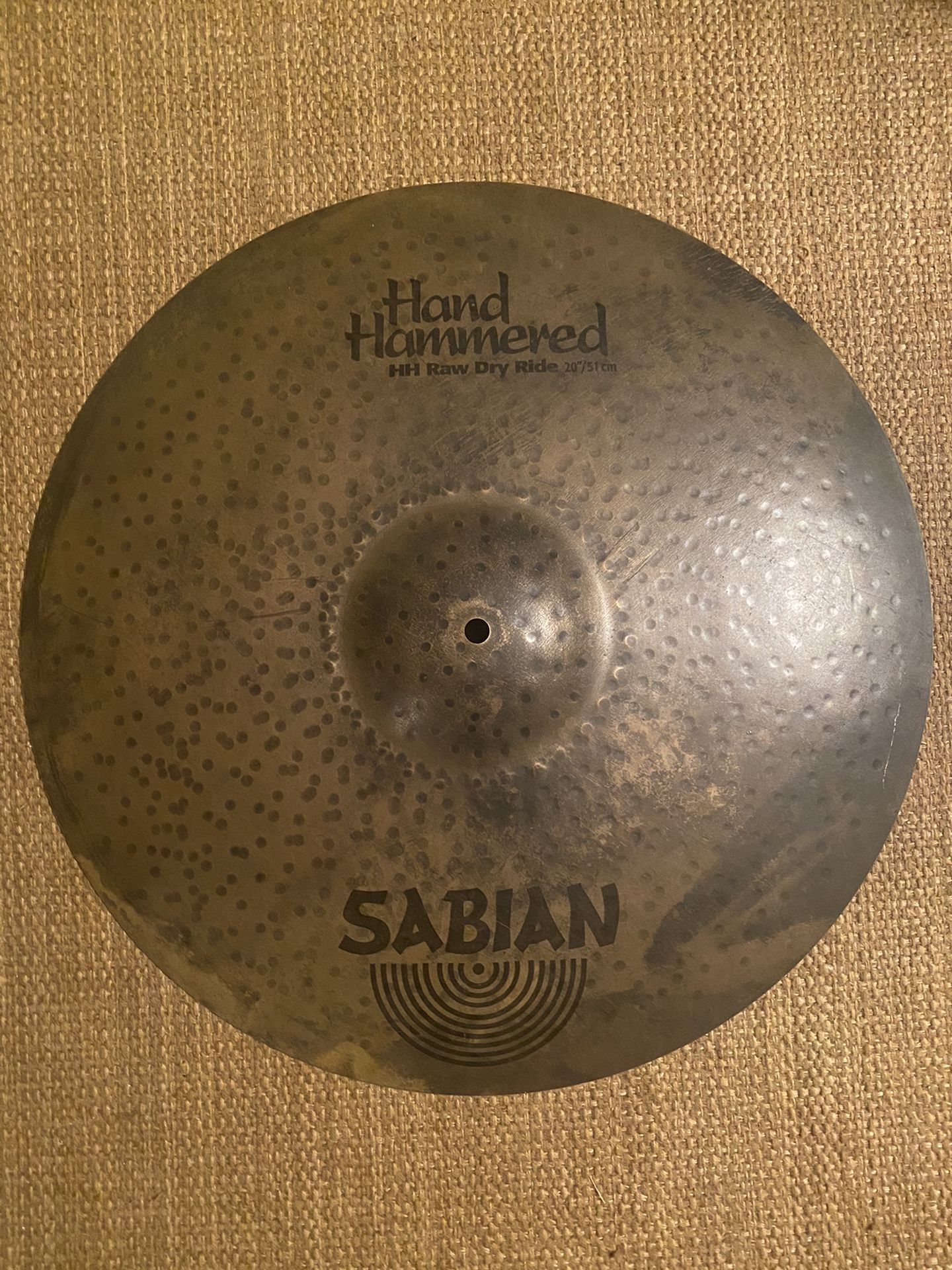 Sabian 20” HH Raw Dry Ride Cymbal