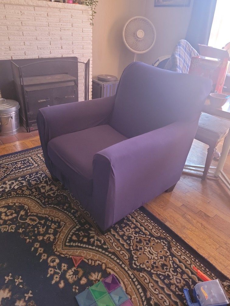 Huge Blue Chair