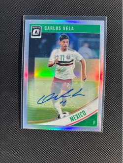 FIFA World Cup 2026 panini donruss optic carlos vela auto