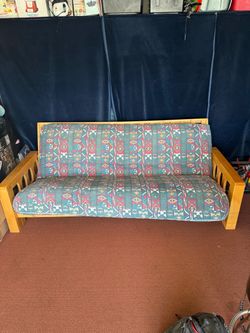 Queen size futon. Solid wood