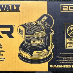 Brand New In Box Dewalt 20V MAX XR Cordless Brushless 5 in. Random Orbital Sander (Tool Only)