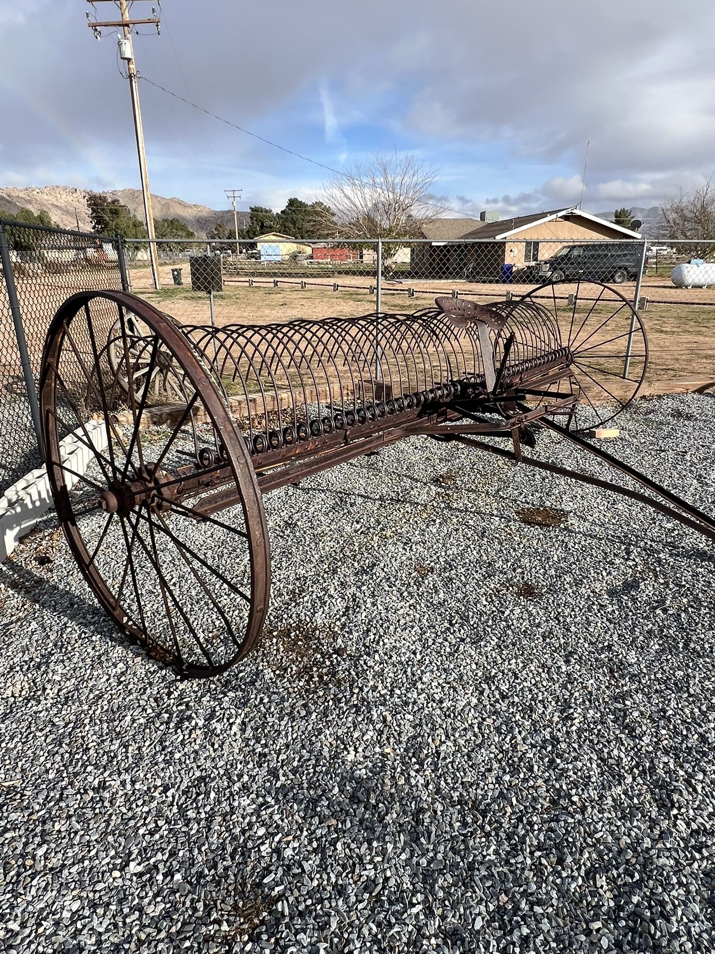 Antique Hay Rake (Yard Art)