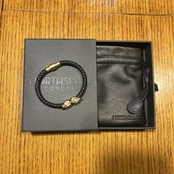 Northskull London Gold Twin Skull Bracelet