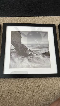 Framed beach photos