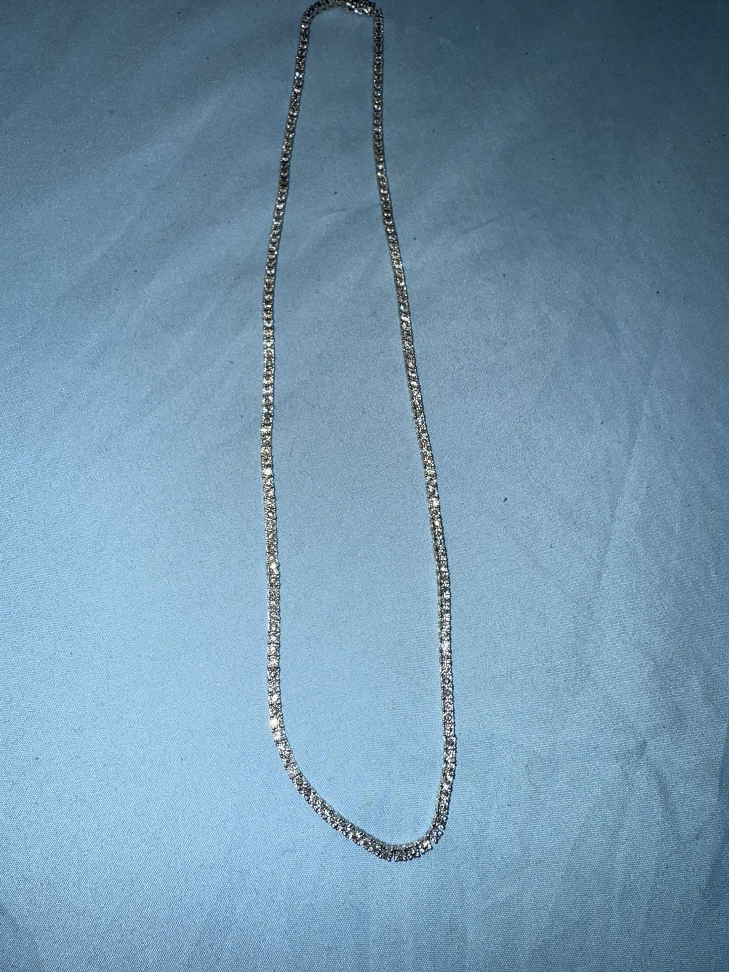 VS DIAMOND TENNIS CHAIN 10KT WHITE GOLD