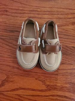 Kids Polo Ralph Lauren shoes sz 5