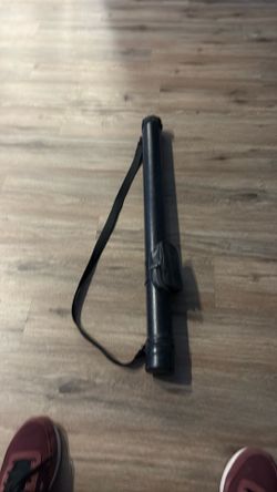Leather pool stick case