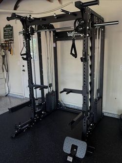 NEW IN BOX- Major Fitness B52 PRO Squat Rack Power Cage Functional Trainer with Smith Machine