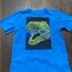 Boys Blue Dinosaur Shirt Size 5/6 By Children’s Place #17