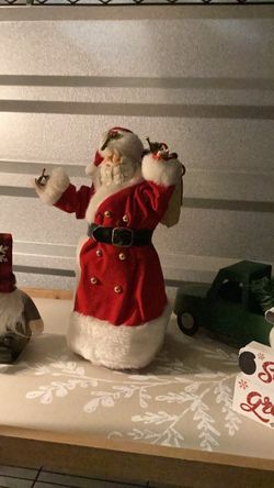 Santa Claus tree topper Christmas Figurine Decoration