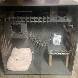 Wooden Cat House