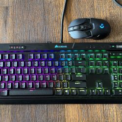 Corsair K70 Logitech G903 Gaming Keyboard And Wireless Mouse