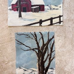 Winter Art - Orginal Paintings