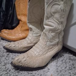 Cowboys Boots Leather Men Obo Use.