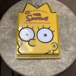 The Simpsons The Complete Ninth Season COLLECTOR'S ED. 4 DVD SET LISA HEAD CASE