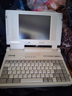 Zenith masterport 386sl vintage laptop