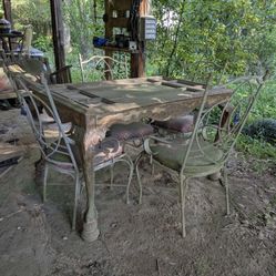 Custom Table And Chairs 