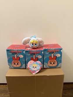 POPMART CRYBABY x Powerpuff Girls Series - Vinyl Face Plush Blind Box