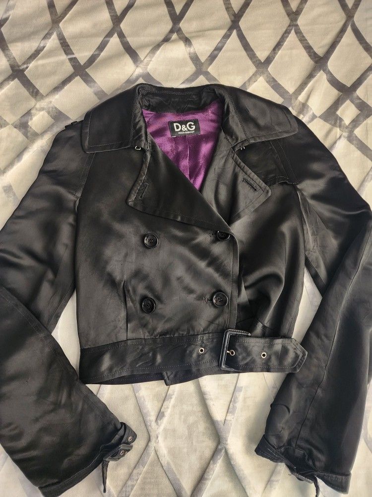 DOLCE & GABBANA Double Breasted Jacket Blazer, Sz 42 IT, 4-6 US