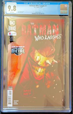 The Batman Who Laughs #1 / CGC 9.8 Near Mint