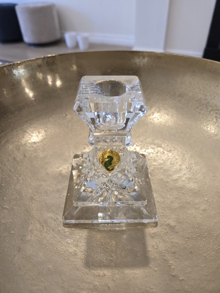 Brand New Waterford Crystal Lismore 4 Inch Candle Holder