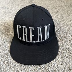 🔴Wu-Tang Hat CREAM Black WuTang Snapback Rza Raekwon