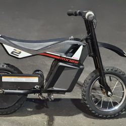 Razor Dirt Bike Razor Dirt Rocket MX125 - Black, 12V Electric-Powered Miniature Dirt Bike, for Child 5+