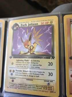 Team Rockets Jolteon Non Holo