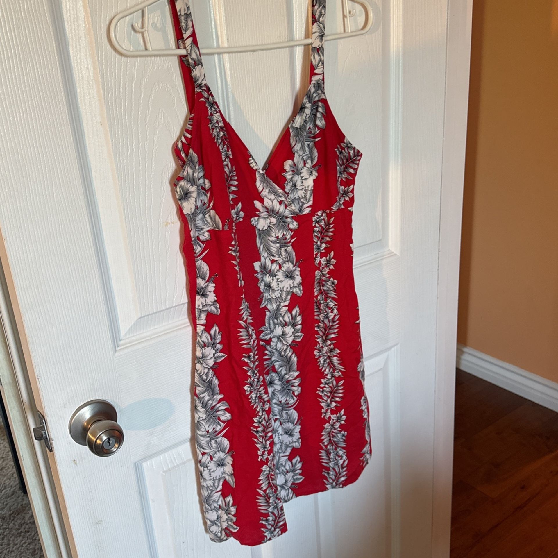 Red Hawaiian Mini Dress