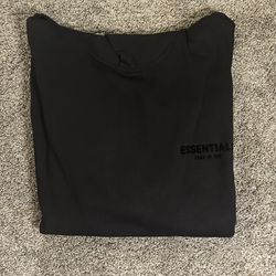 Black Essentials hoodie size M