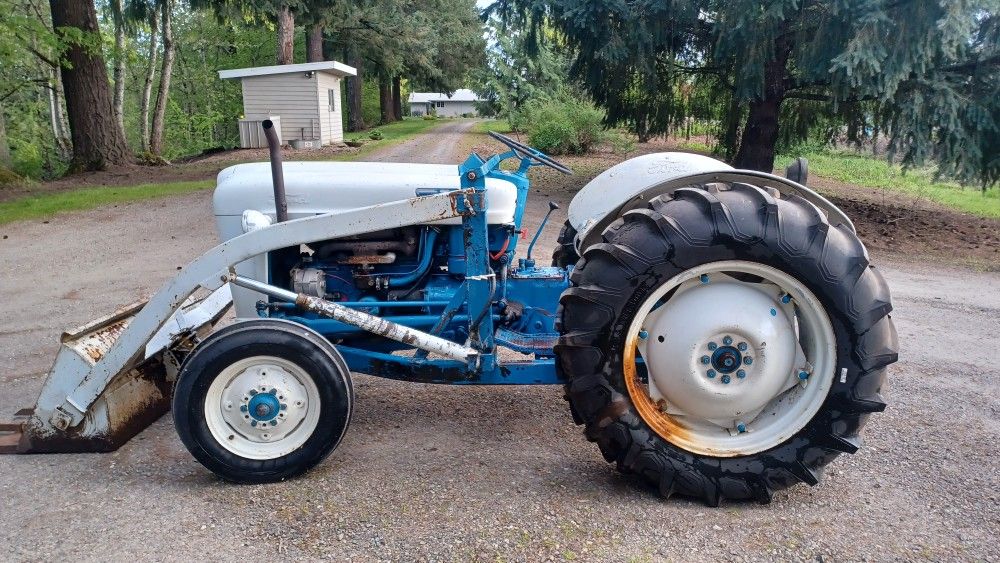 1954 Ford Golden Jubilee NNA Tractor With Rare Sherman Transmission Everything Works I Should New Tires