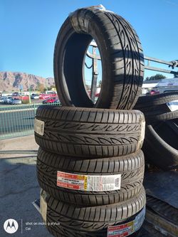 New Firestone Firehawk Wide Oval Indy 500 Tires (Set of 4) 245x50R19 XL