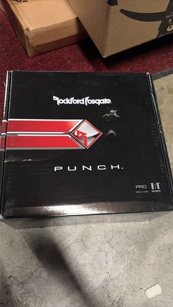 Rockford fosqate punch 8in pro