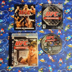 UFC Undisputed Sony PlayStation 3 PS3 Complete CIB W/ Insert And Manual