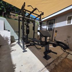 Smith Machine 2001 | Multi-Use Adj Bench | Gym Equipment | Fitness | Squat Rack | Excercise |🔴WEIGHTS AND BARBELL SOLD SEPARATELY 🔴 FREE DELIVERY 🚚