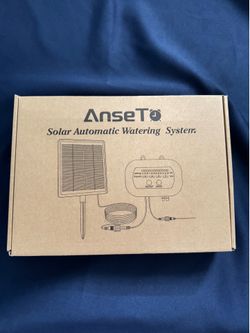 AnseTo Solar Powered Automatic Watering Drip Irrigation Kit BSV-IC007