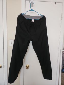 Black Jogger Sweatpants with Drawstring