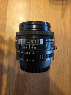 Nikon AF NIKKOR 50mm f/1.4D Prime Lens