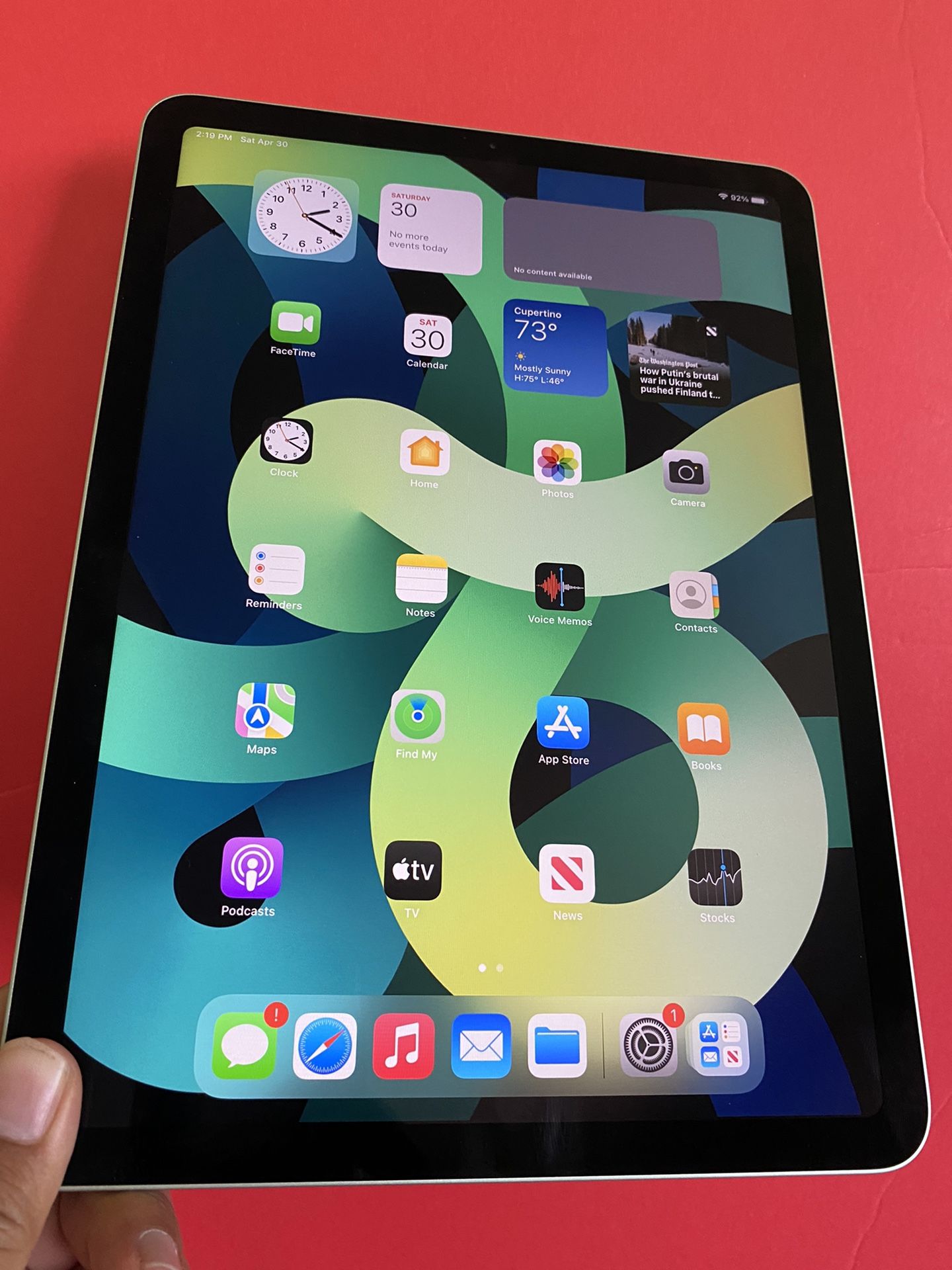 Apple IPad Air 4th Generation (10.9” Liquid Retina Display/2020 Model/ Green) 64GB with Keyboard & Accessories (Apple pencil compatible)