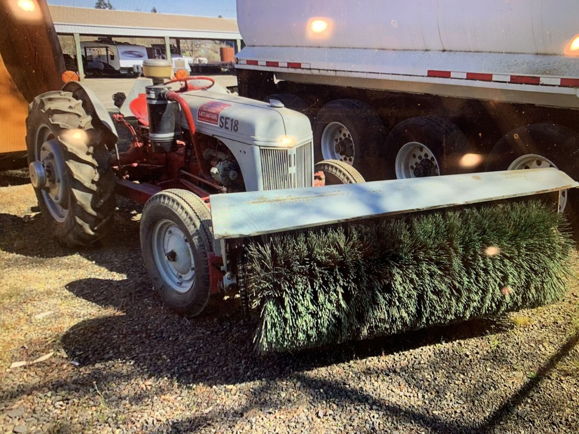 Ford 9N Tractor W/ Broom
