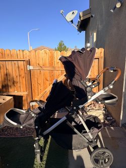 Mockingbird Double Stroller with infant adapter